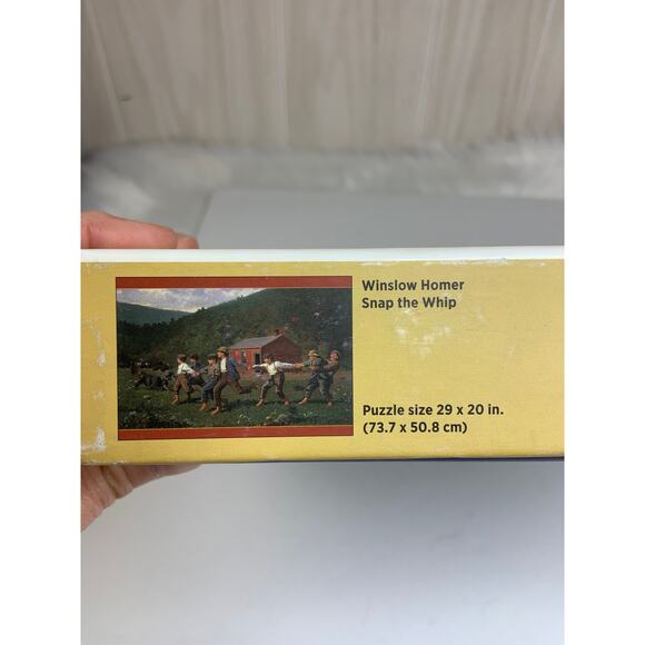 Winslow Homer Snap the Whip Jigsaw Puzzle 1000 Piece Pomegranate ArtPiece - Picture 3 of 8